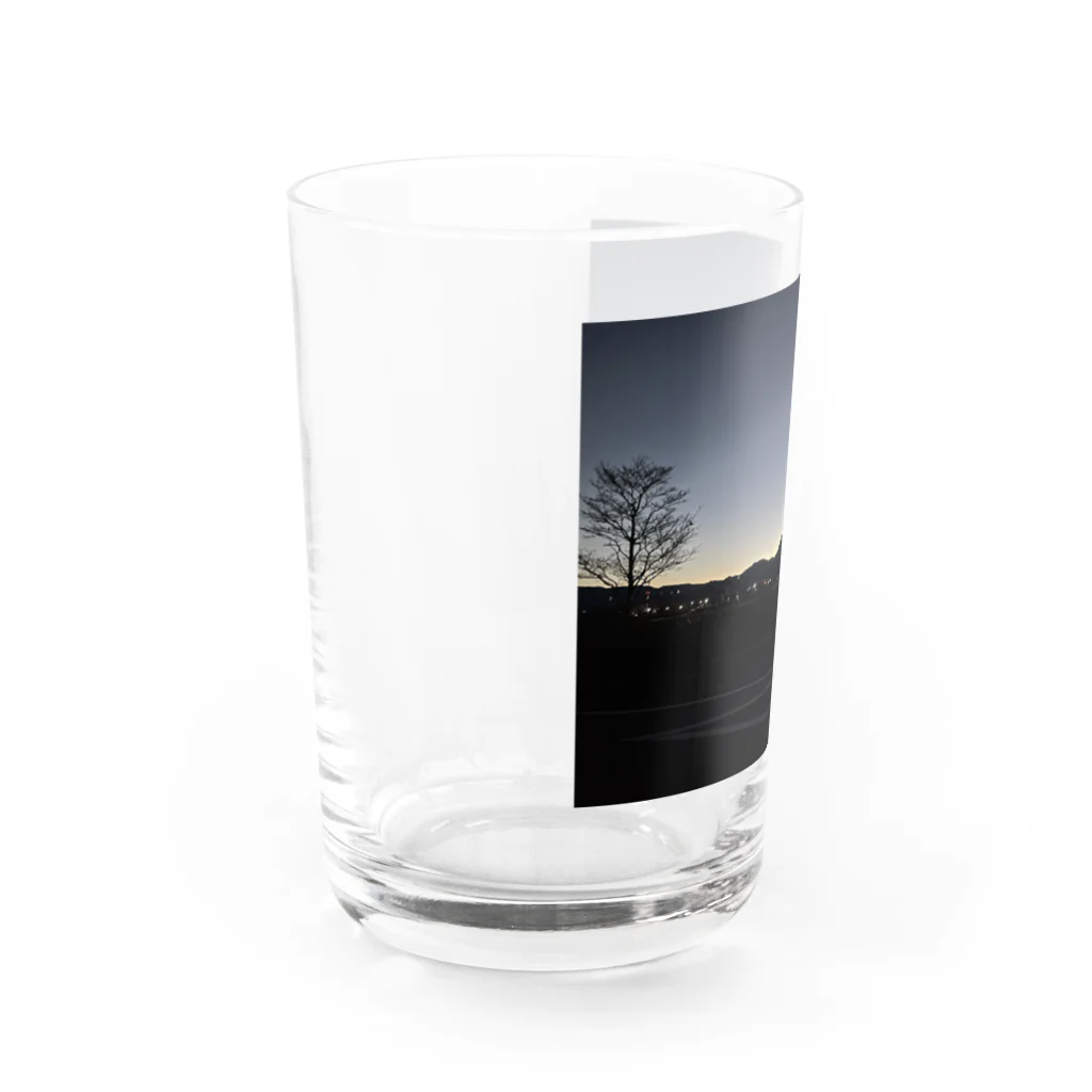 2929gawDesignShop358のEarly winter sunrise Water Glass :left
