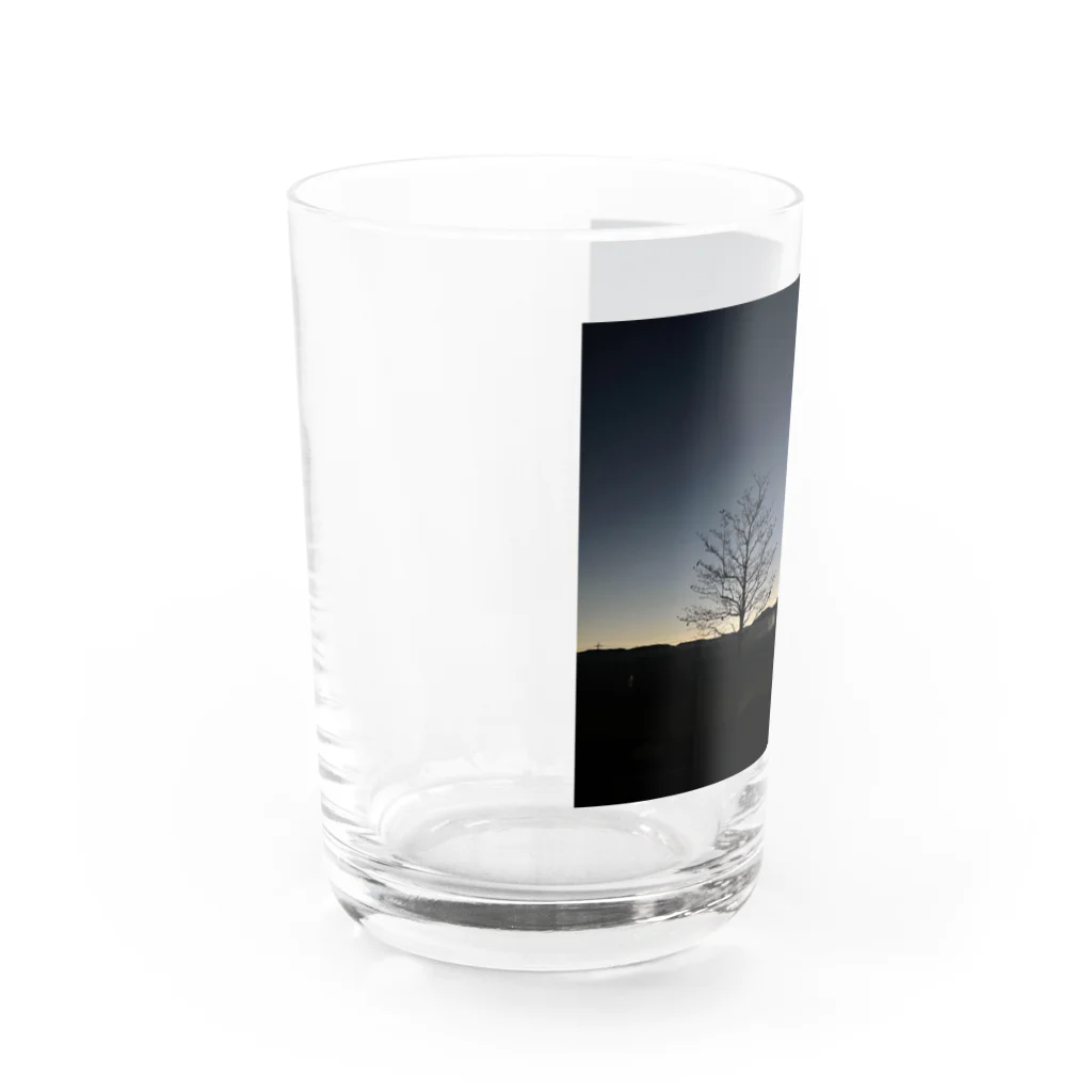 2929gawDesignShop358のEarly winter sunrise Water Glass :left