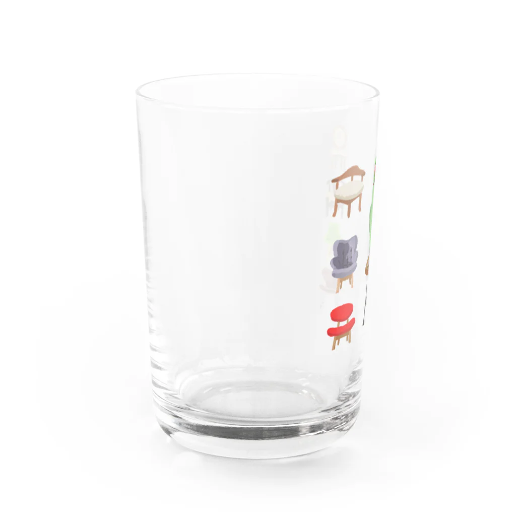 小桜森のワカケと椅子いろいろ Water Glass :left