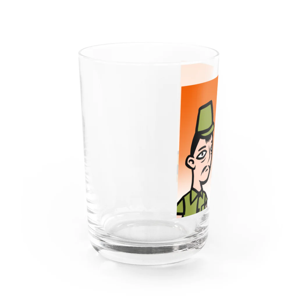 日高げのむの日本兵の夕暮れ Water Glass :left