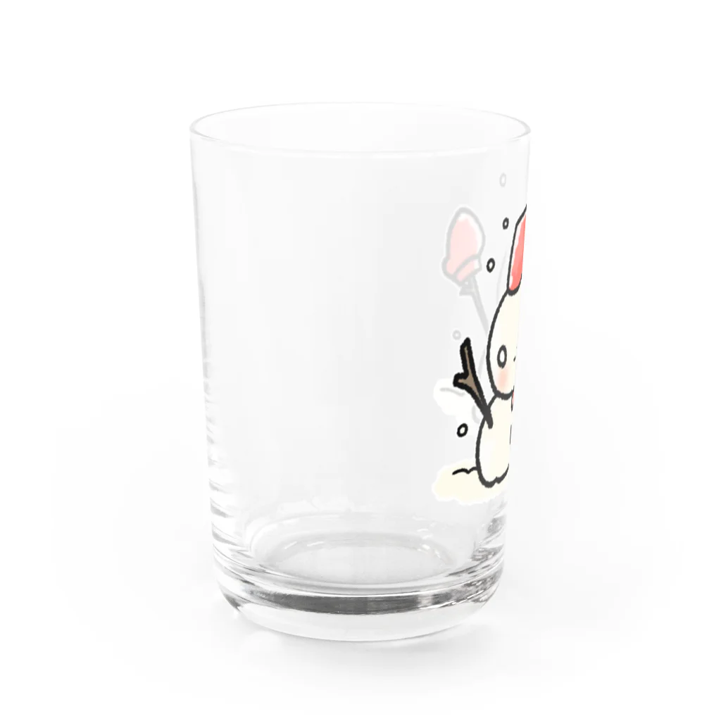 ゆるれあのゆきだるま Water Glass :left