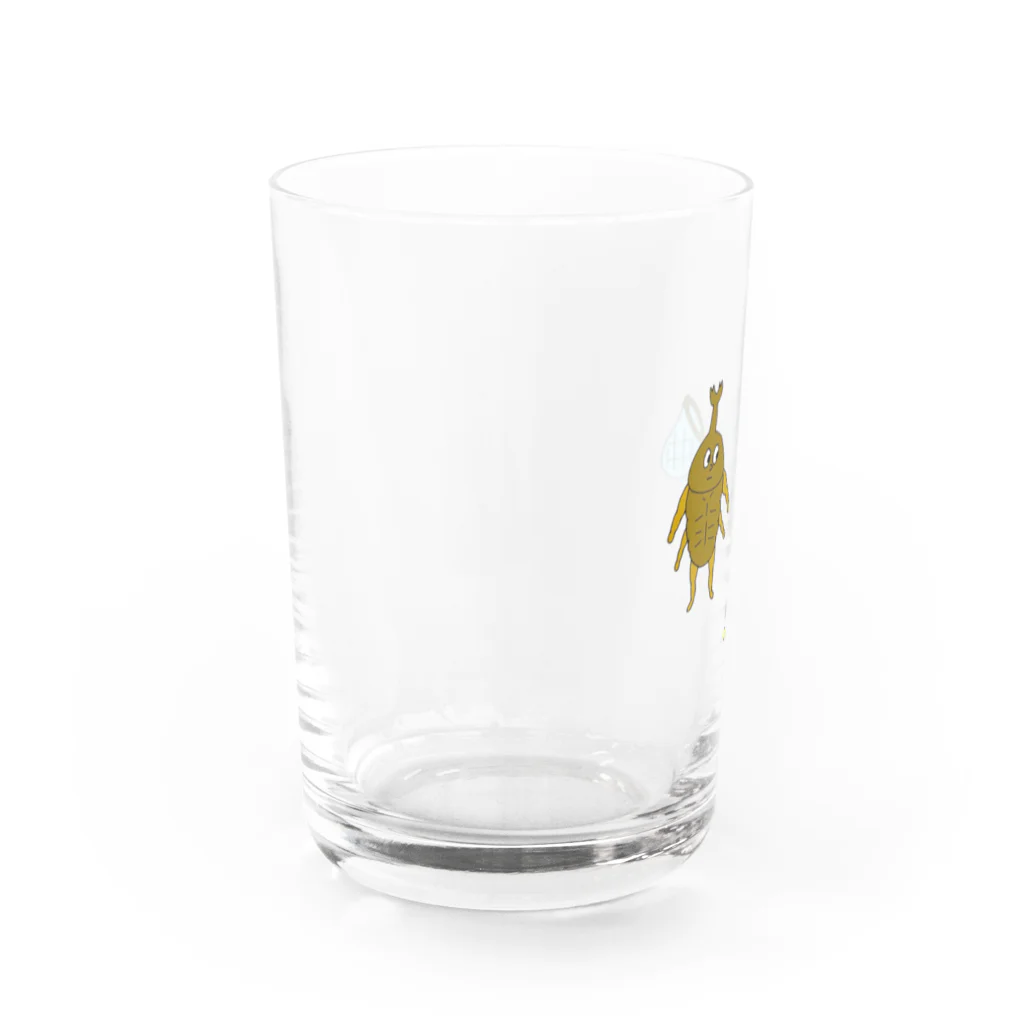 Sloping Shoulders Foxの捕れる気がしない Water Glass :left