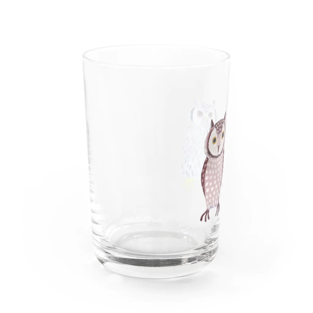 suzuejyaのふくろうふくろう Water Glass :left