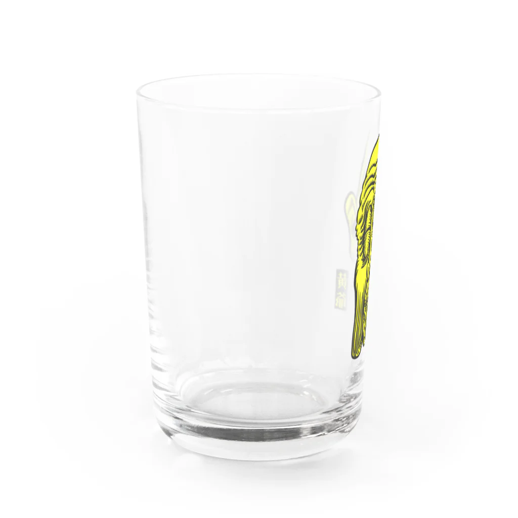 INASBY 髑髏毒郎の黄爺 Water Glass :left