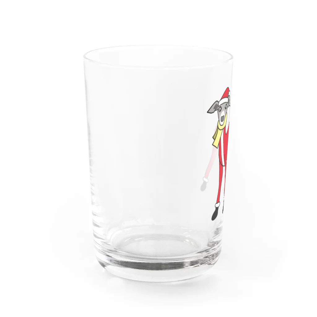 へちまめろんのイタグレサンタ Water Glass :left