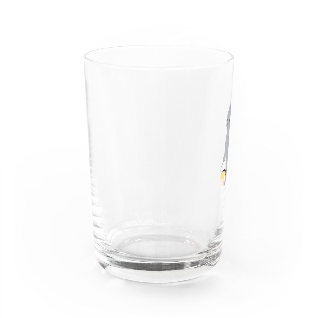 SUIMINグッズのお店のシャイな玉子握り Water Glass :left