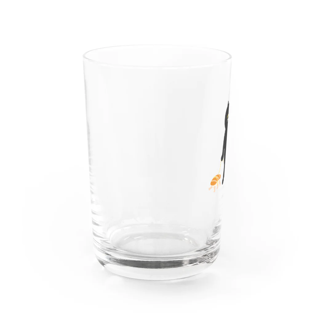 SUIMINグッズのお店の平凡なサーモン握り Water Glass :left
