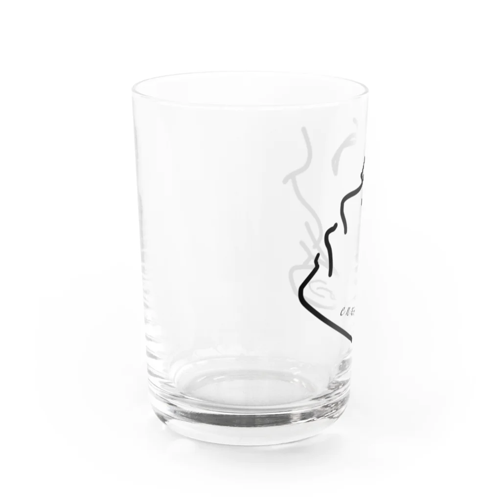 ロジローのennui Black Water Glass :left