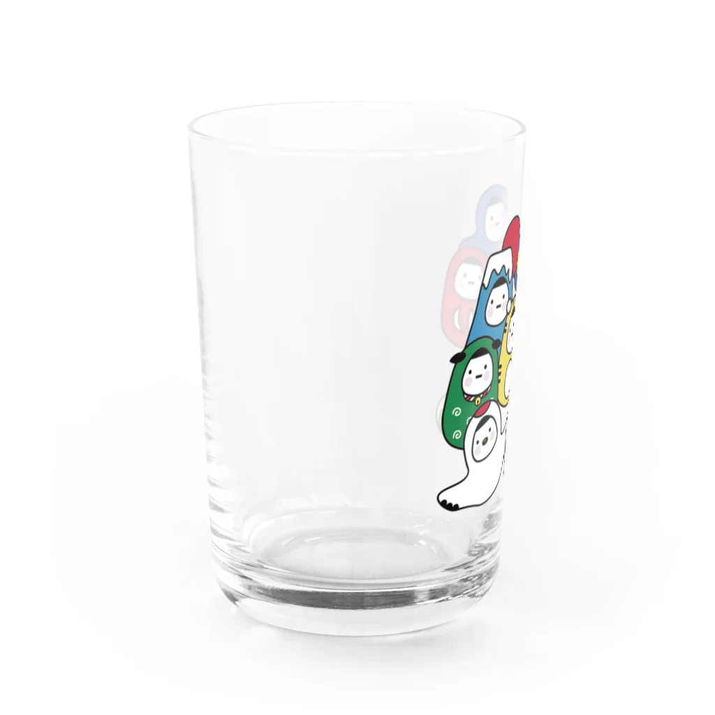 ハナイロの待機賀正 Water Glass :left