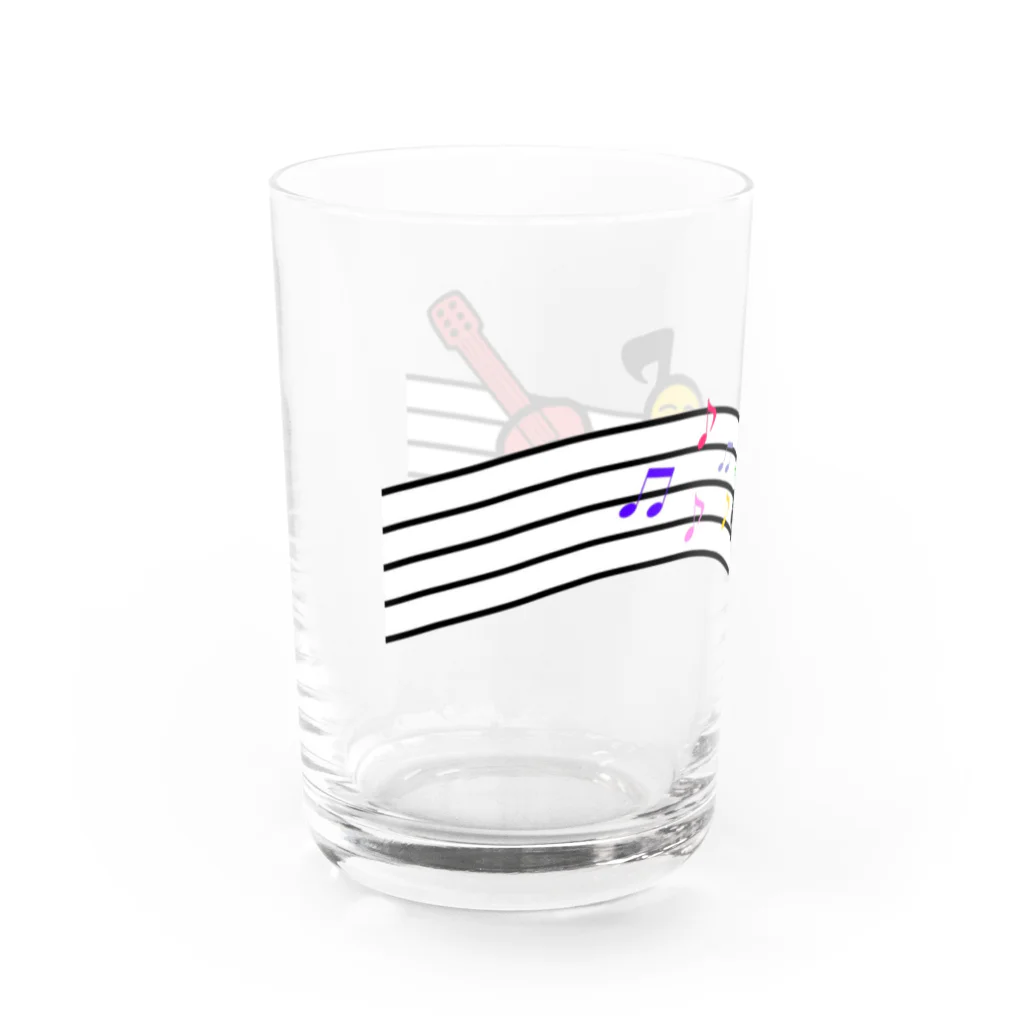 木下 和博の笑顔グラス Water Glass :left