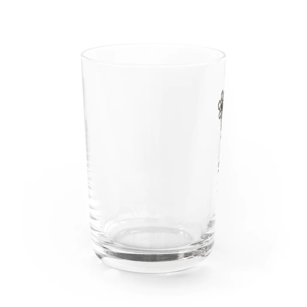 Rice Cube Dominoのmetallical botanical Water Glass :left