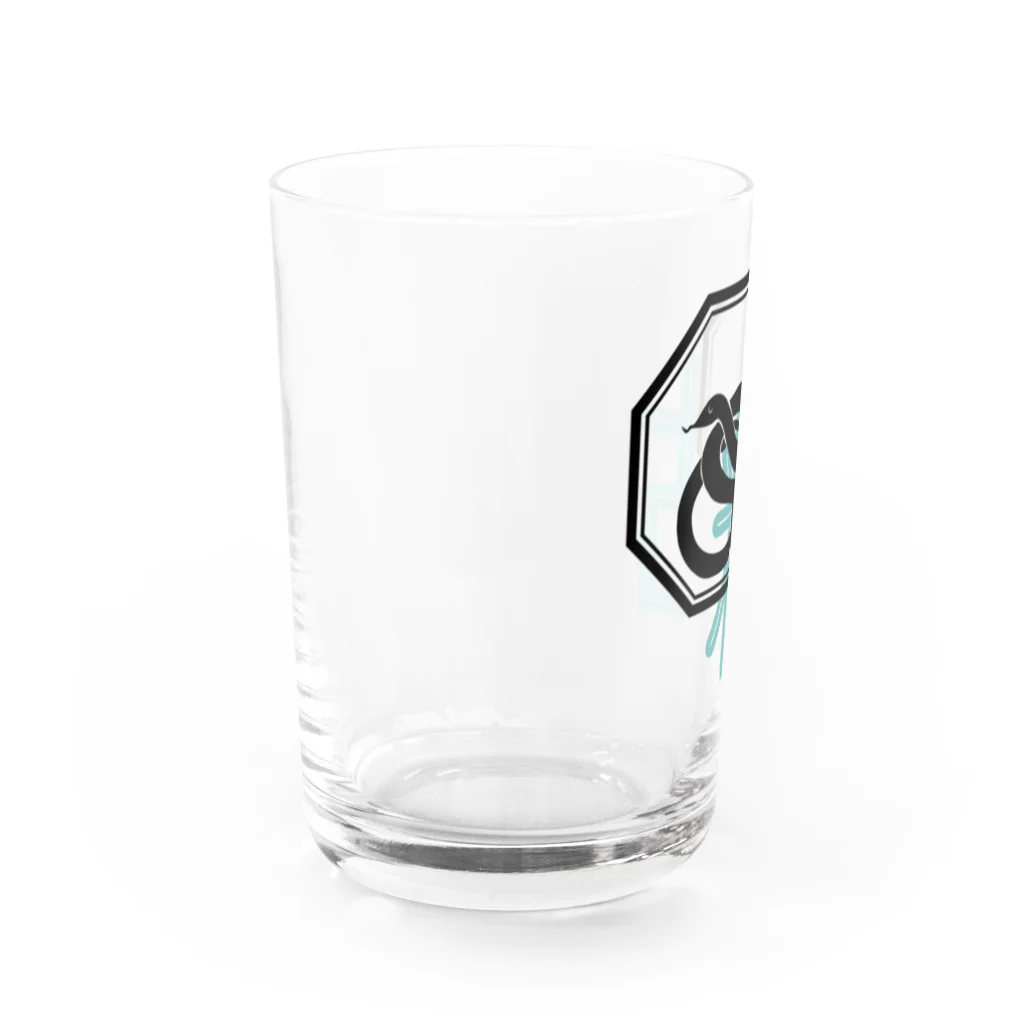 Gun Bat Tel （ガンバッテル）の干支　蛇 Water Glass :left