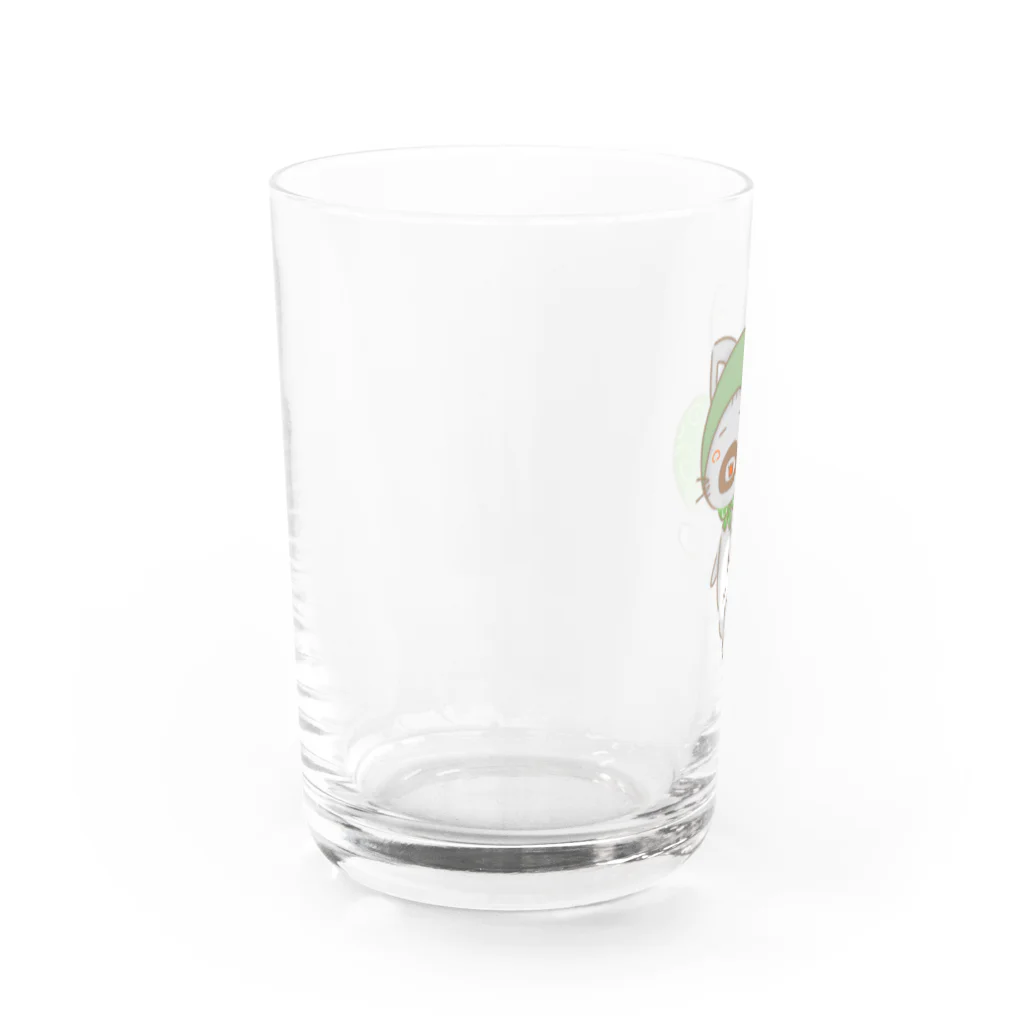 はるる堂のコソッと★どろにゃん Water Glass :left