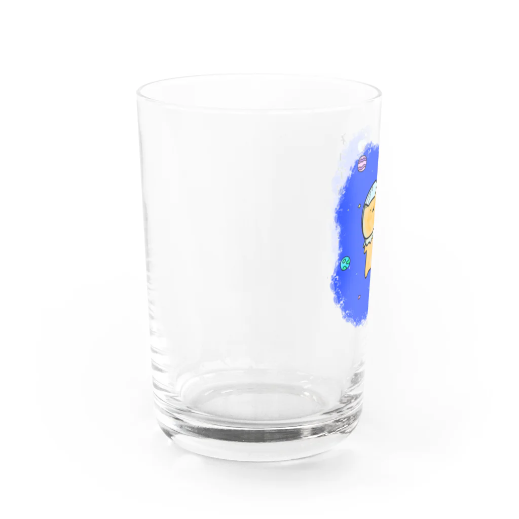 うなわるどのネコ宇宙へ行く Water Glass :left