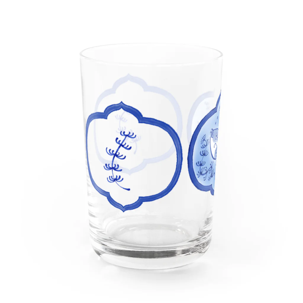 HERの藍色金魚 Water Glass :left