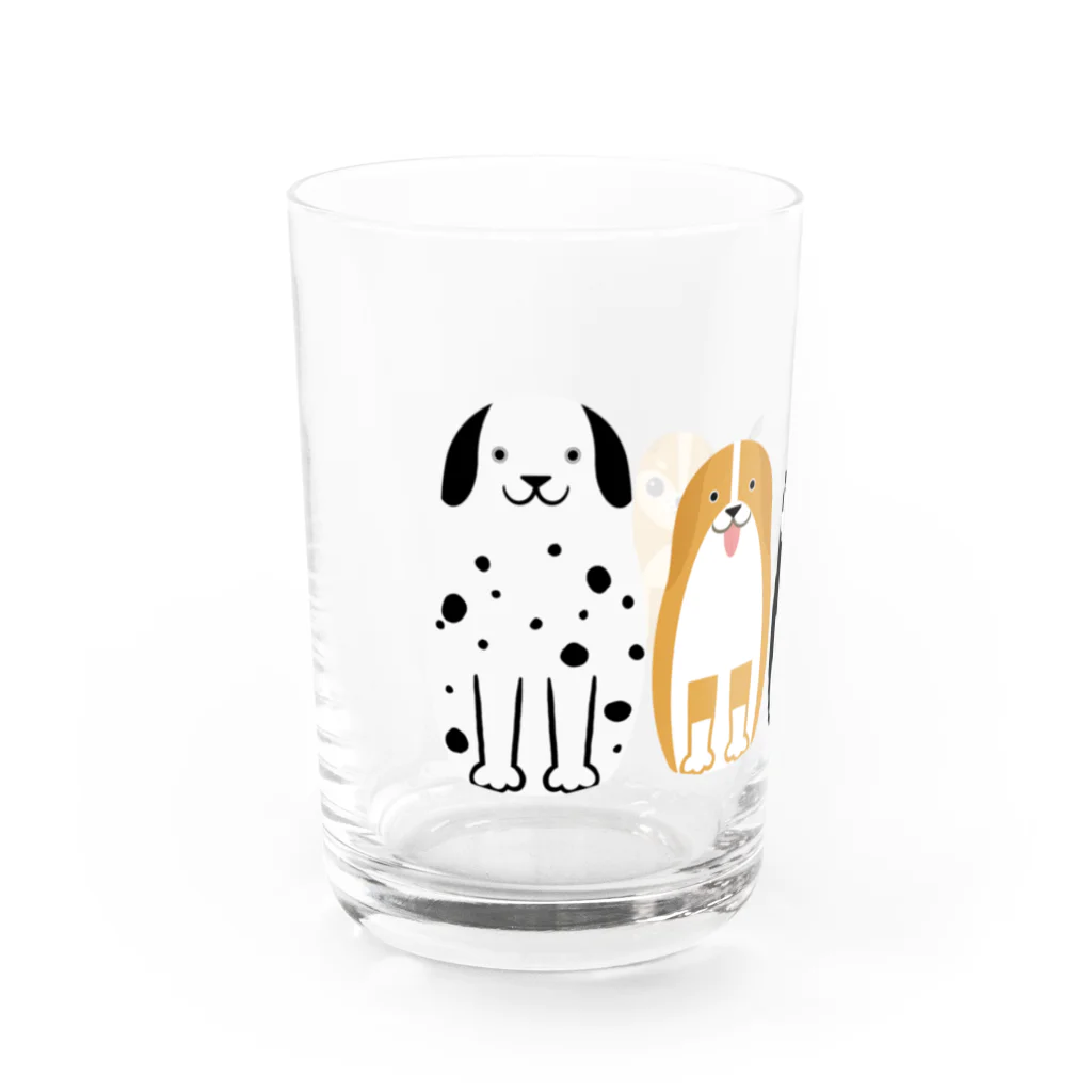 Mrs.Bean/ミセスビーンのマトリョーシカ 犬＆骨(おやつ) Water Glass :left