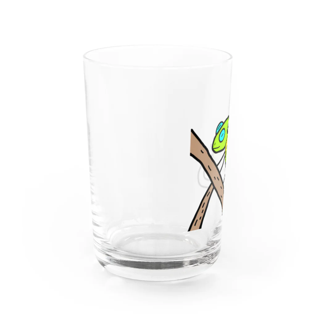 メタリック定春a.k.ZARUSOVAの虎 Water Glass :left