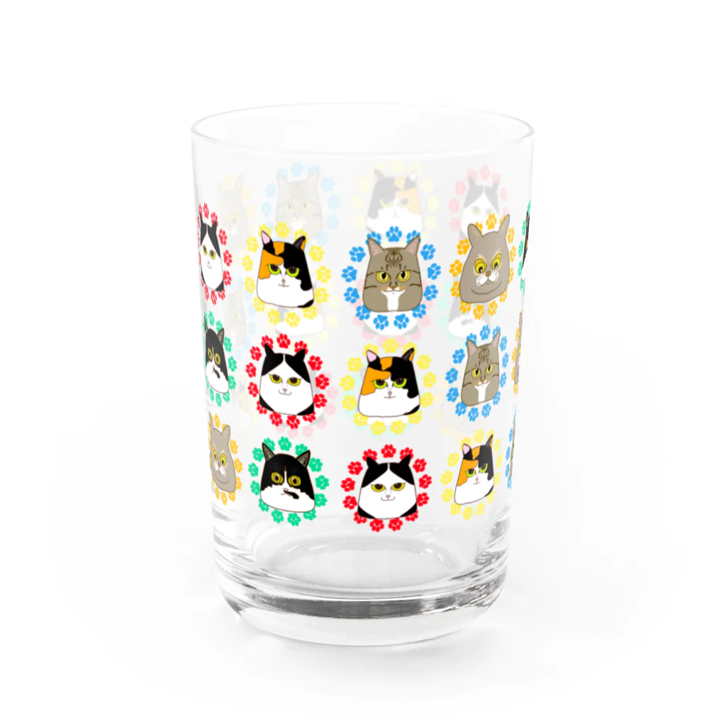 Smile❁⃘Shop 33のにくきゅうグラス-みつきのこの優しいセカイ- Water Glass :left