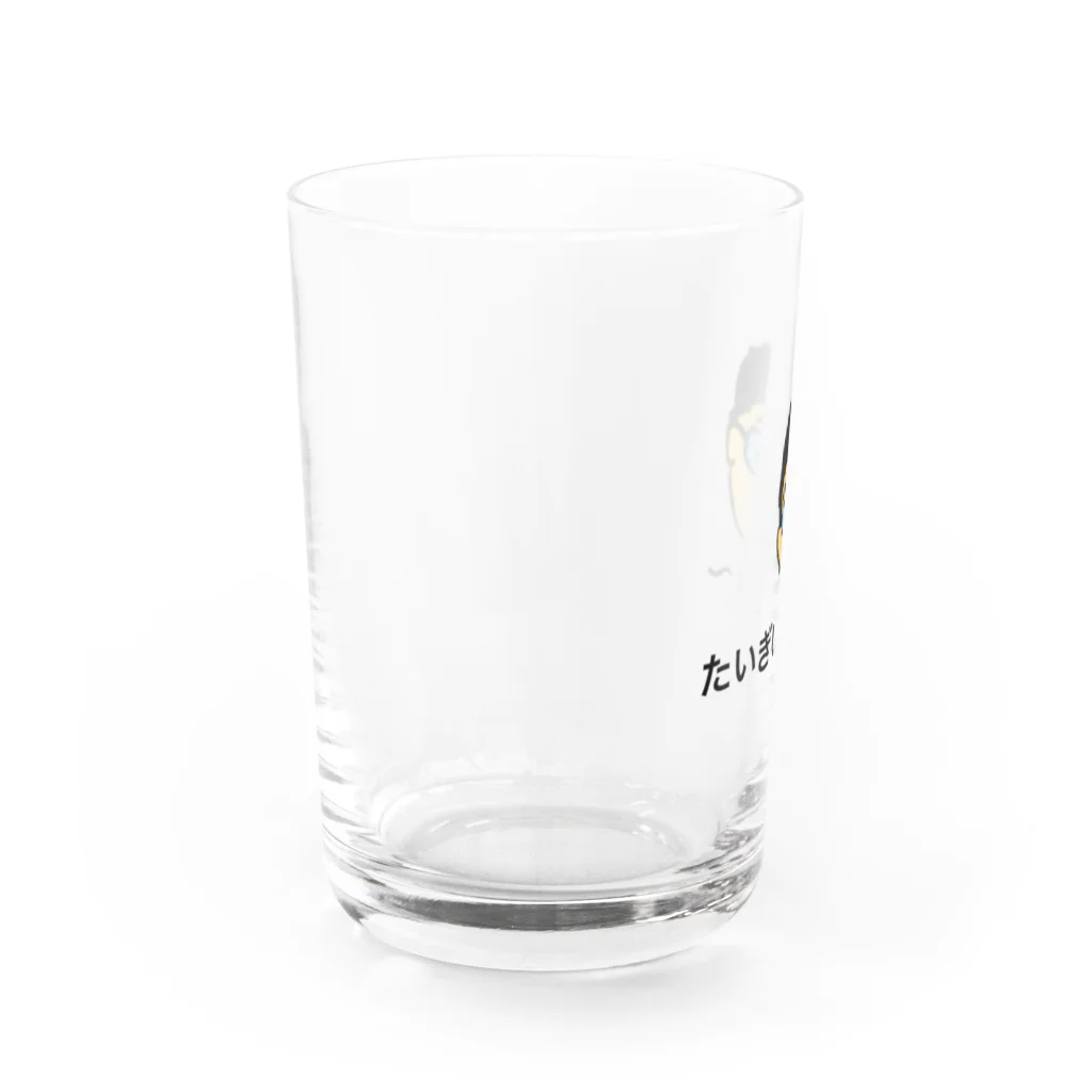 chi-worldのおじさん2 Water Glass :left