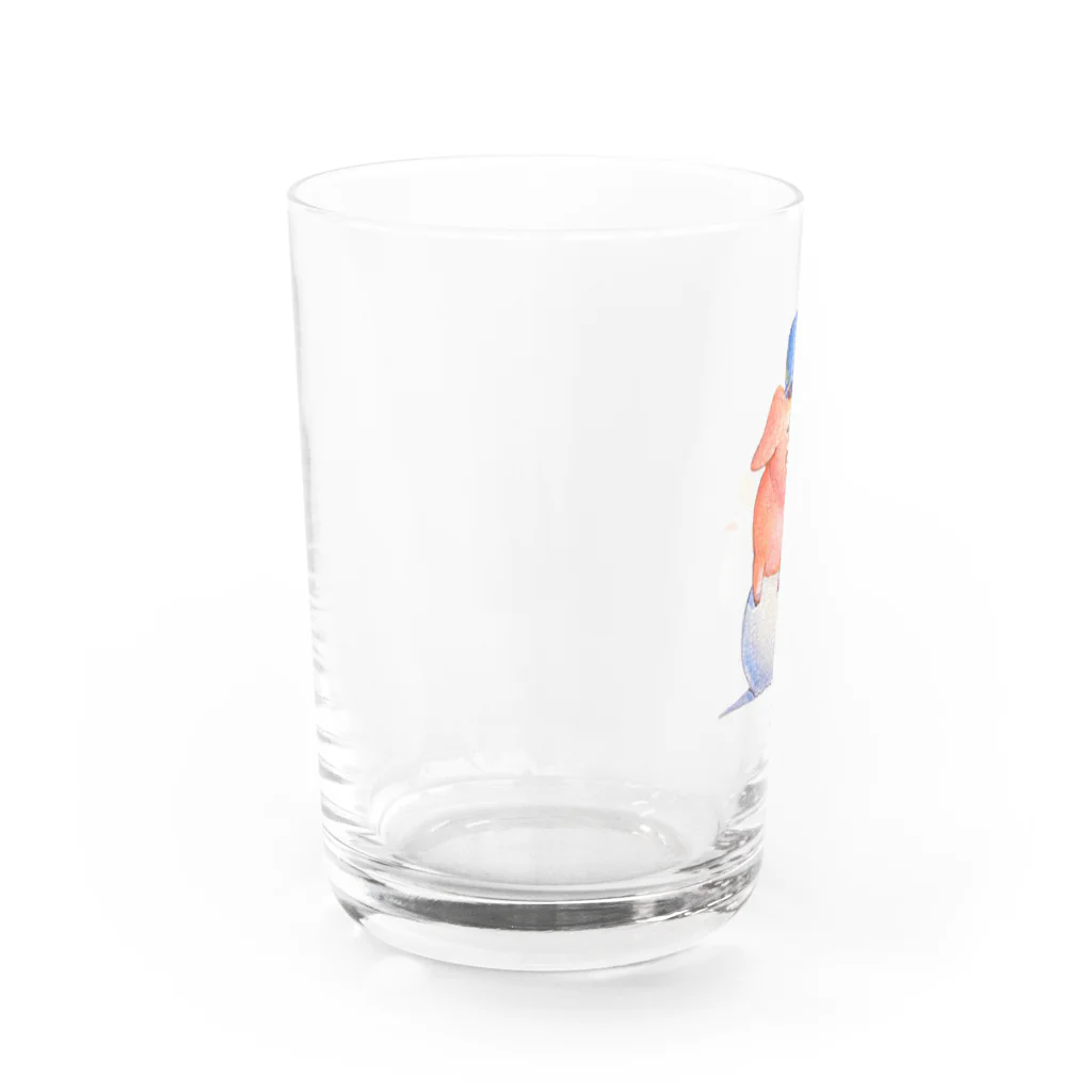 ランタンと少しばかりの鉛筆とのブタのささやかな日常(冬) Water Glass :left