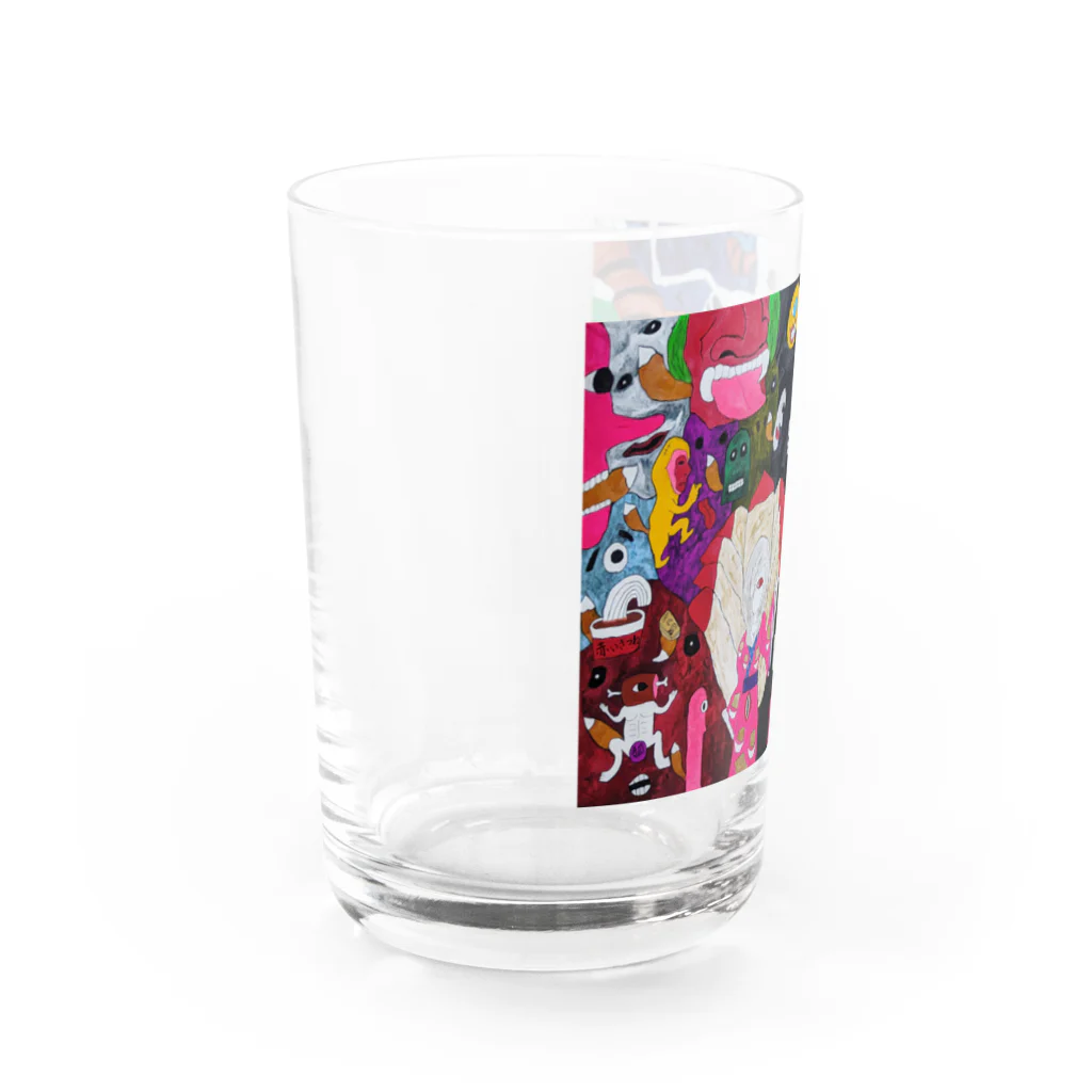 ayakashidoの狐と狸の化かし合い Water Glass :left