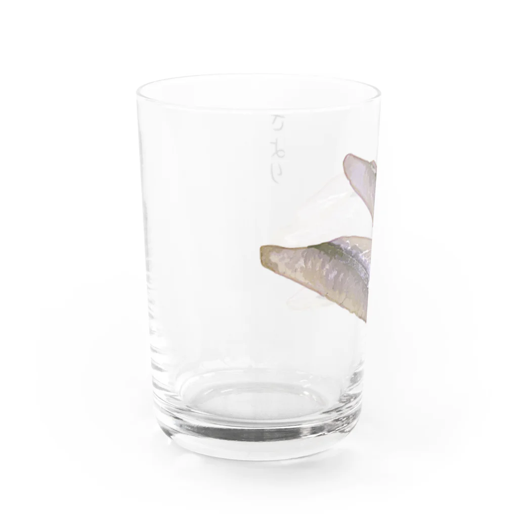 脂身通信Ｚのお刺身_さより Water Glass :left