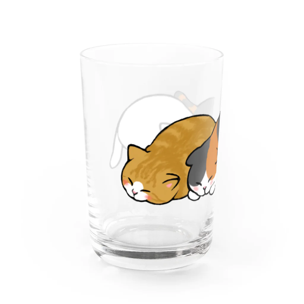 ふわにゃんshopのツチノコ☆キャッツ Water Glass :left