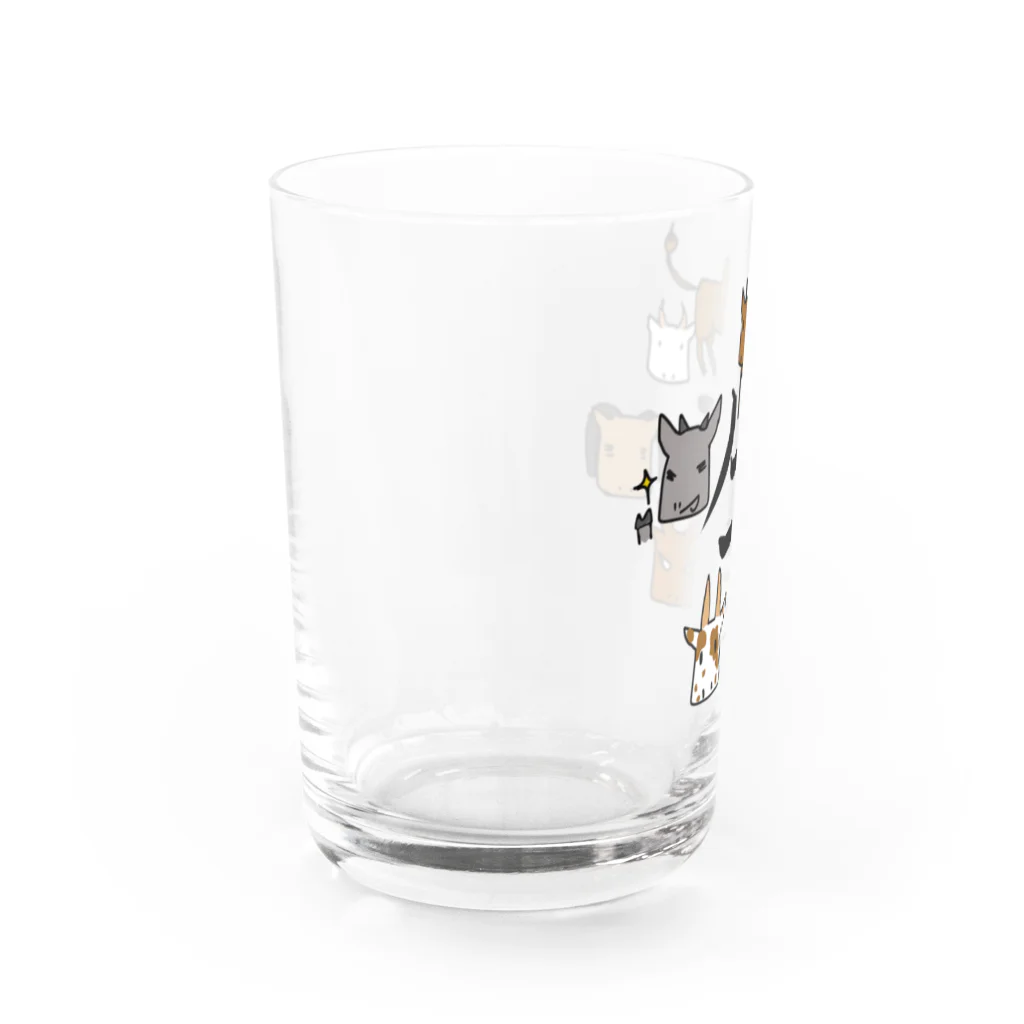 インド嫁Candyのインドの牛part2 Water Glass :left