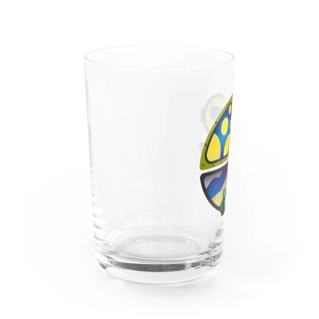 WINKの宇宙旅行でパチリ Water Glass :left