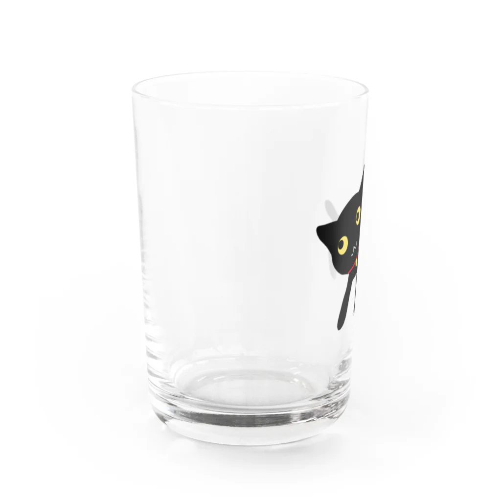 のほほん屋の黒猫さん Water Glass :left