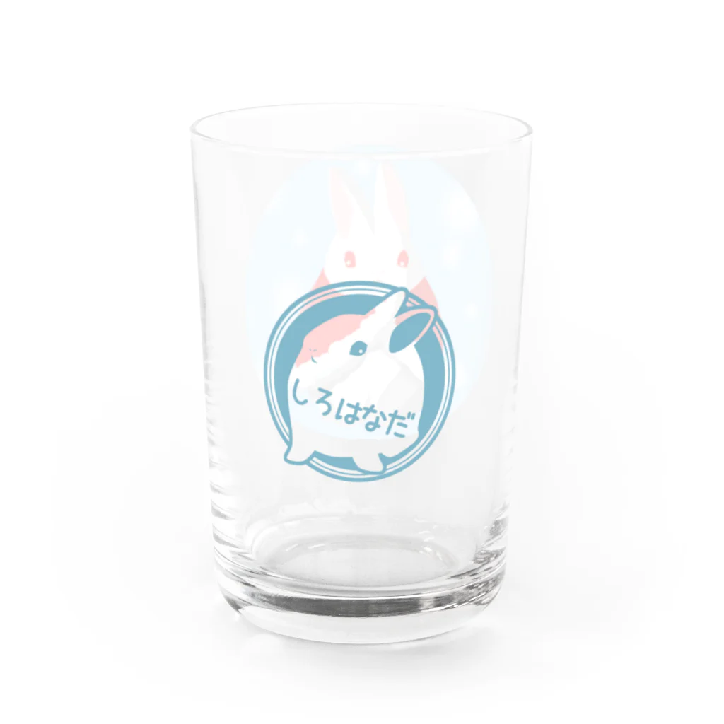 しろはなだの雪うさぎ？ Water Glass :left