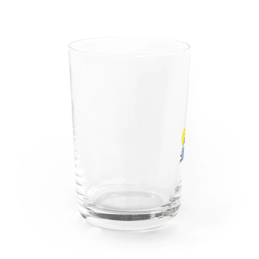 YMセーリングのYM応援グッズ Water Glass :left