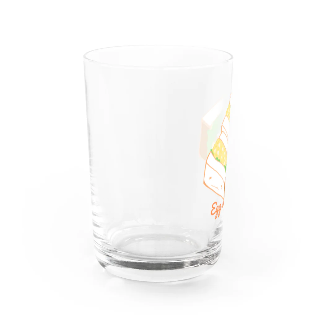 amemugi（あめむぎ）のたまごサンドちゃん Water Glass :left