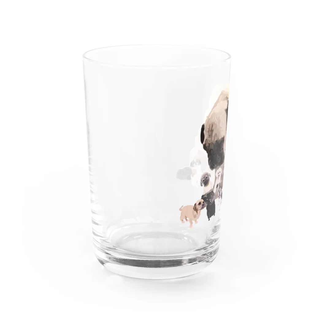 NPO法人 てとてとしっぽのてとてとしっぽ家 Water Glass :left