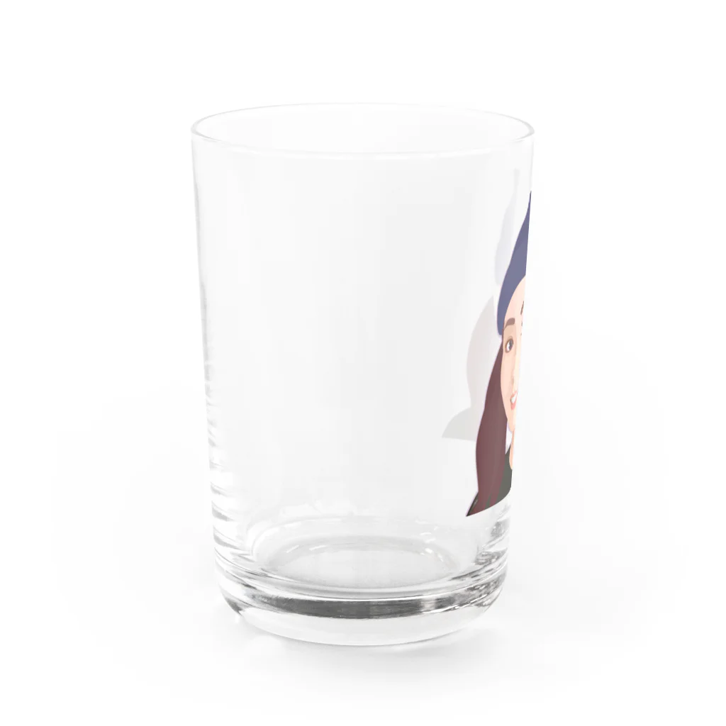 おちびのグッズ販売❤️のイラストおちび！ Water Glass :left