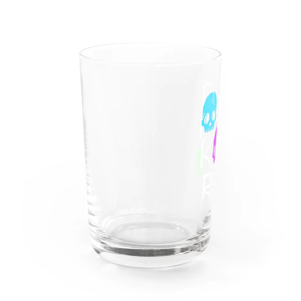 Siderunの館 B2の３色のドットドクロさん Water Glass :left