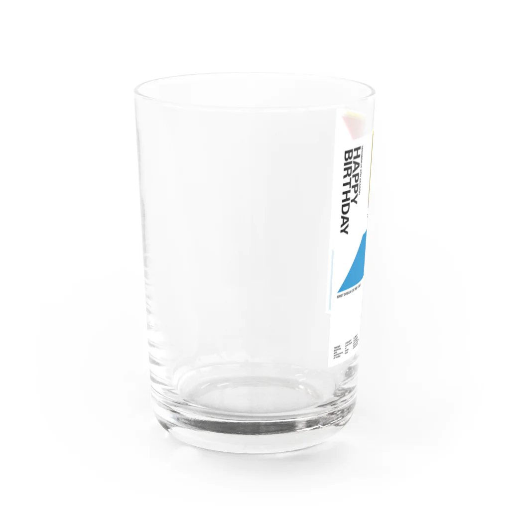 365HBD_suzuriの365HBD_117（01.02） Water Glass :left