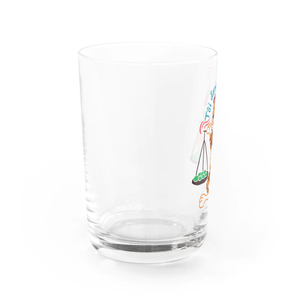 YUCANVASの天秤物売り Water Glass :left