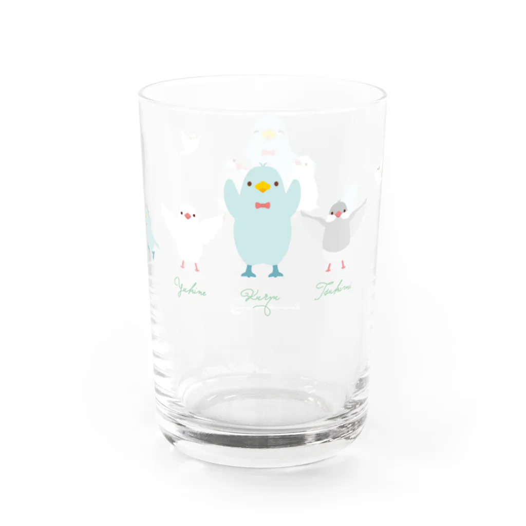 くりゅうのなかよくいっしょ Water Glass :left