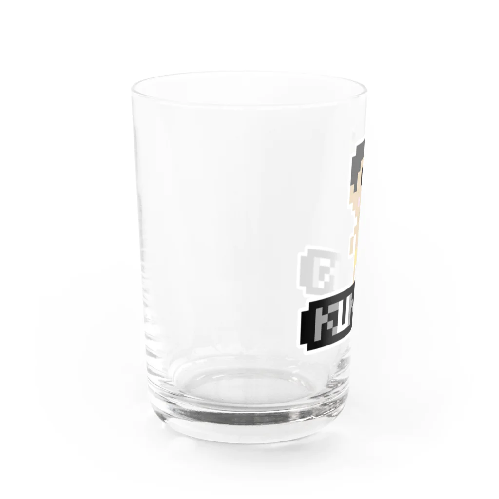 絵描きのunicoのどっとKUNIAKI Water Glass :left