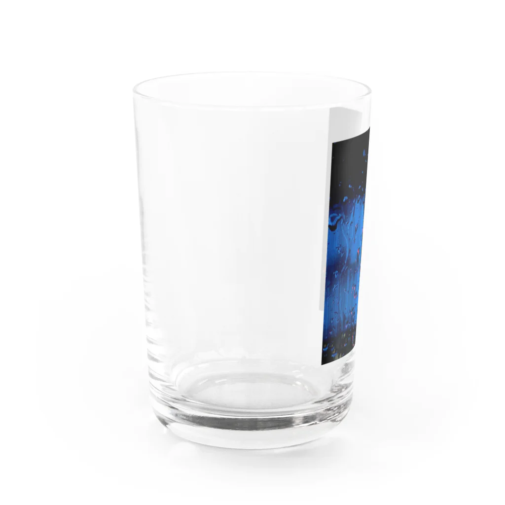 Ueda TakayasuのBlue & Red Water Glass :left