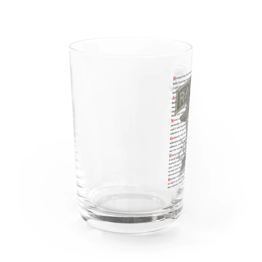 Y.T.S.D.F.Design　自衛隊関連デザインのレンジャークリード Water Glass :left