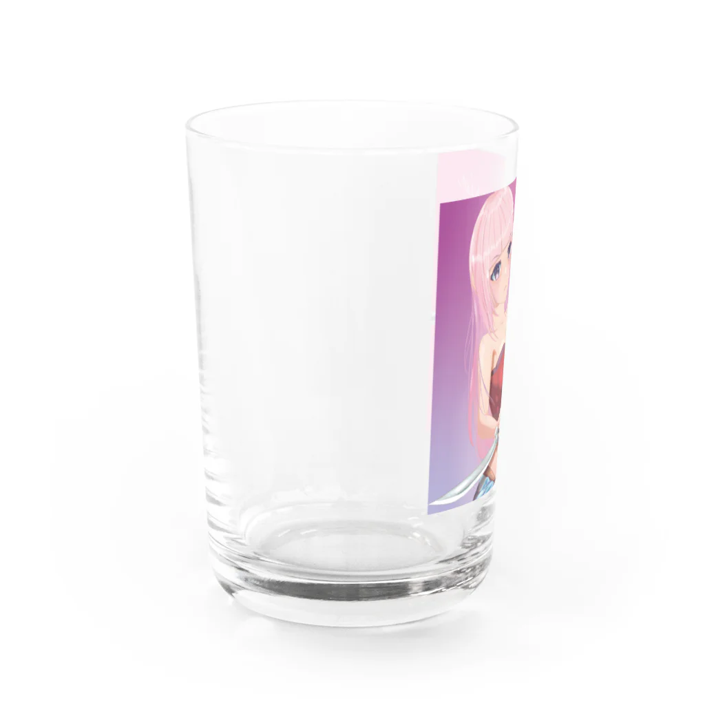chicodeza by suzuriのアサシンちゃん Water Glass :left