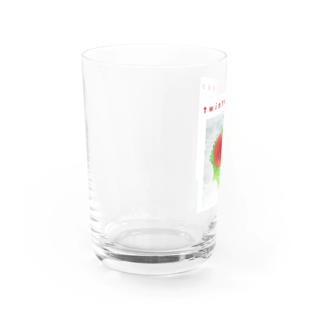 La Rose FleurのTwin Cherry Tomatoes（ツインチェリートマトちゃん♪） Water Glass :left