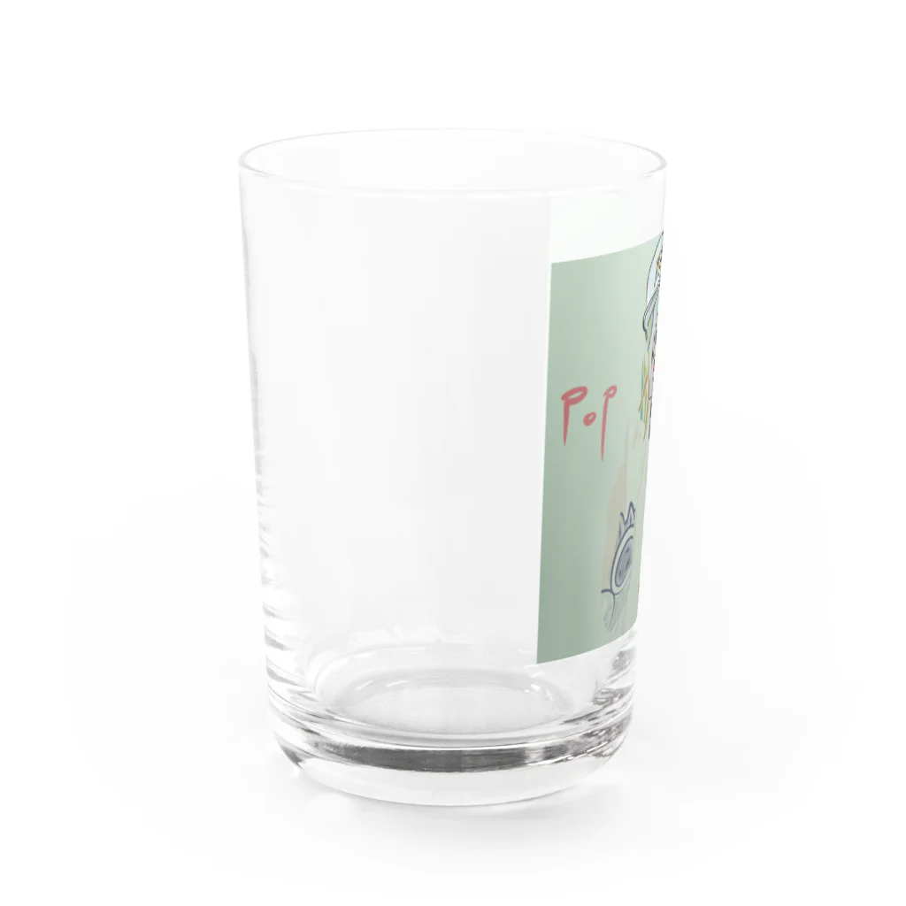 ポップヌードルの饒舌なシャベル Water Glass :left