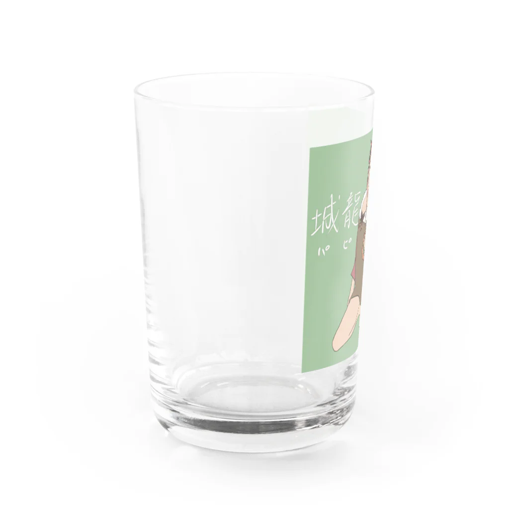 ポップヌードルのパピヨンガール Water Glass :left