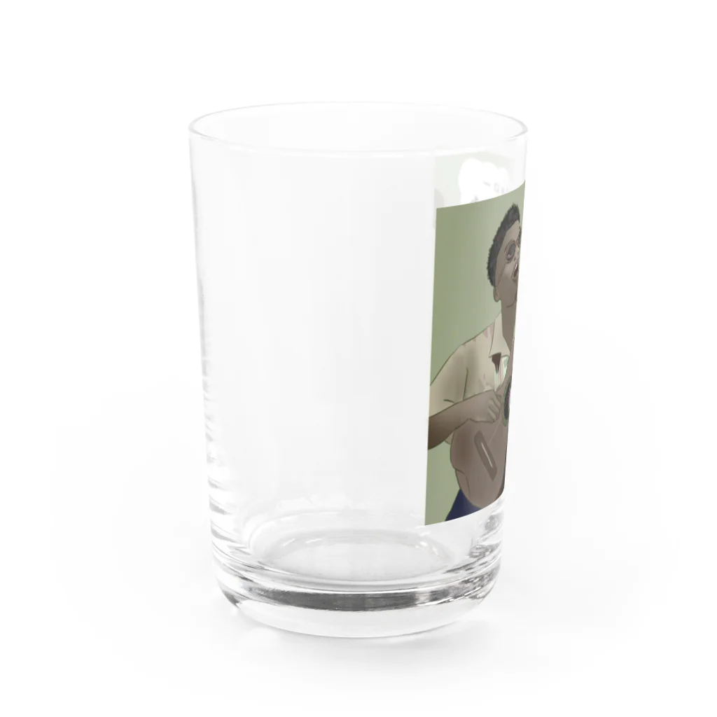 ポップヌードルの最高のグルーヴ Water Glass :left