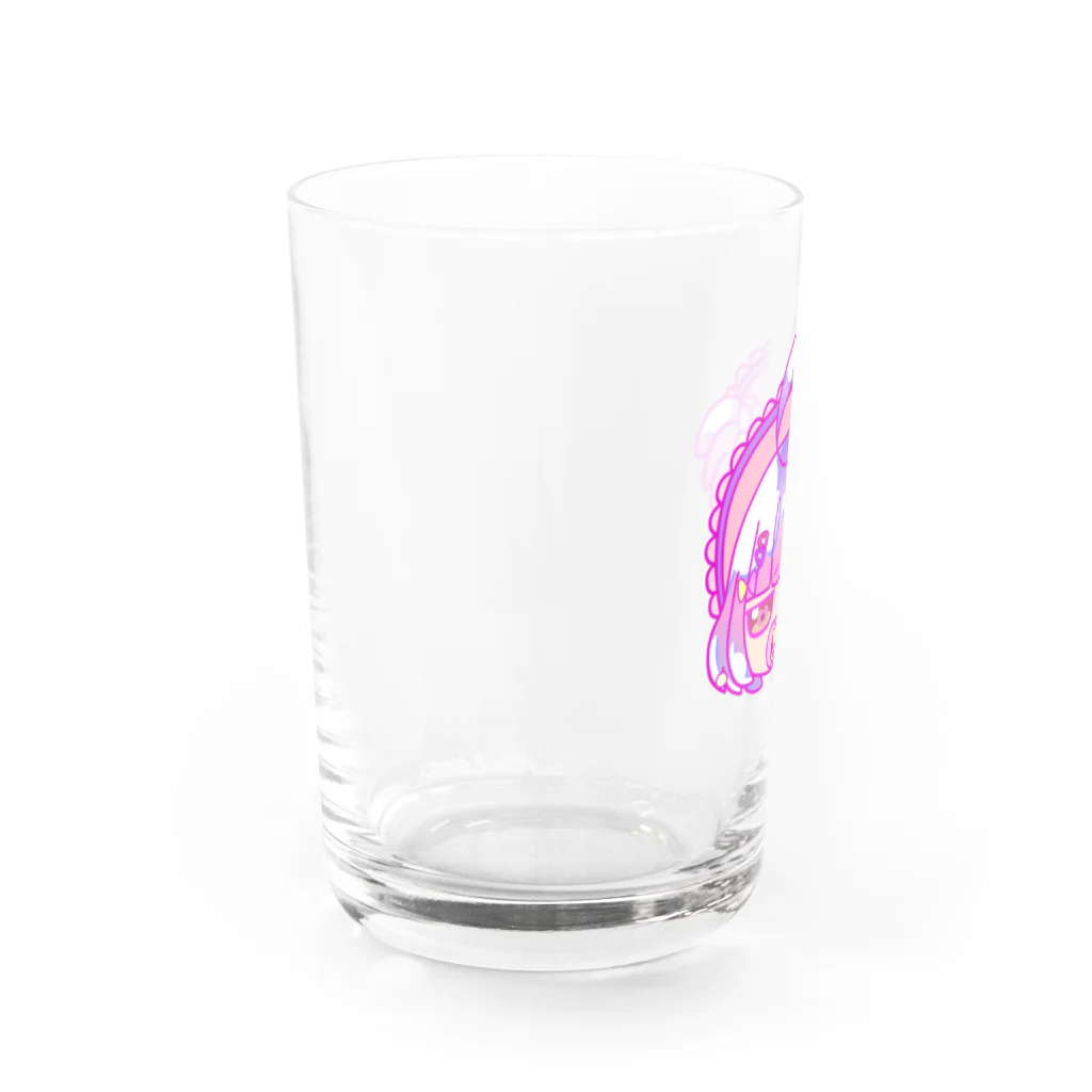 育皆 ばぶ🍼💕赤さんぶいちゅばのばぶばぶばぶち Water Glass :left