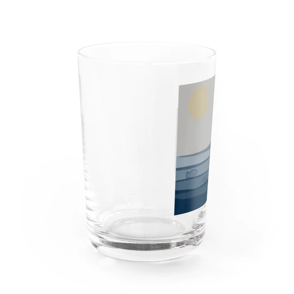 たまねこの釣りをする前 Water Glass :left