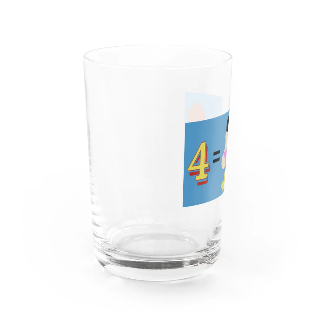 蘭嘆の4=屁　ゲップ Water Glass :left